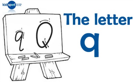 How to write: The letter q